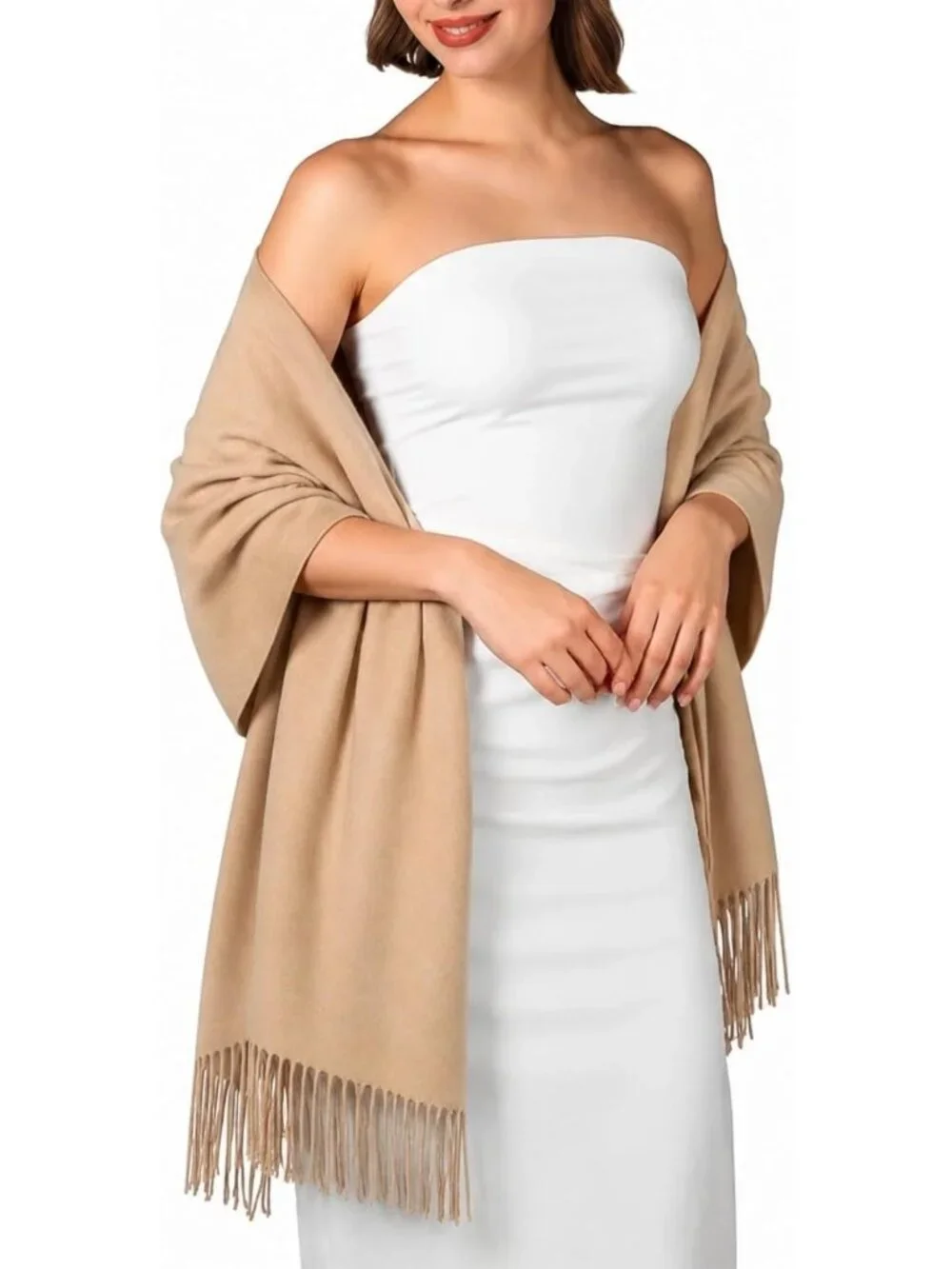 Cozy Pashmina Shawl Wrap for Women | Warm Winter Scarf for Evening Dresses